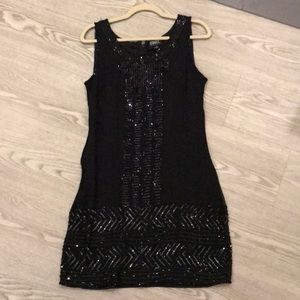 Adrianna Papell Black Evening Dress